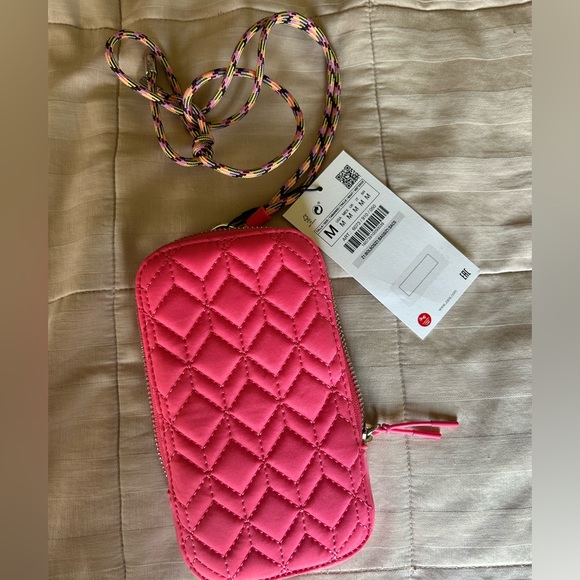 Zara pink small or for cell phone purse - Picture 2 of 5